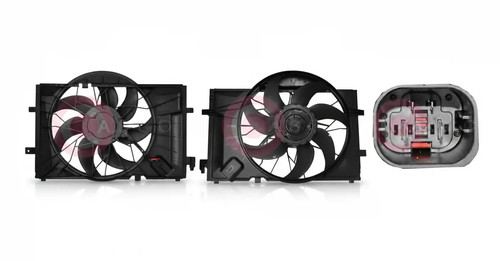 Radiator fan motor for