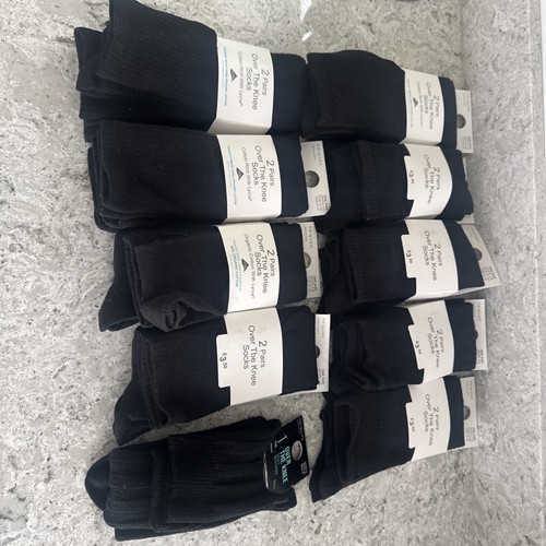 Over the knee black school - over,