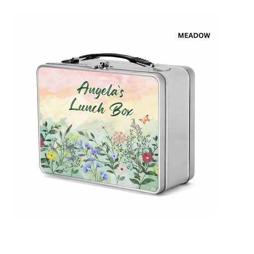 Personalised metal lunch box - personalised,