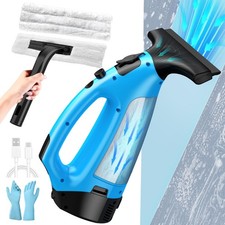 HomeNova Window Vac, 3-in-1 Rechargeable Window Cleaner with 1500pa, Efficiently