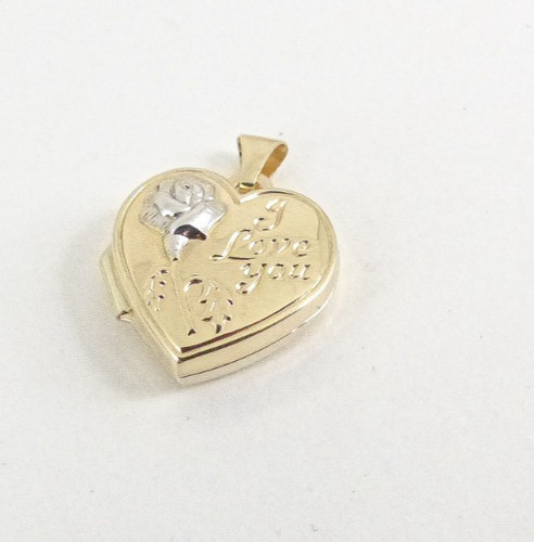 9ct yellow gold - yellow, heart