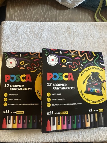 Posca paint markers set - posca,