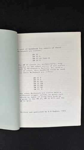 1970 air rifles - , handbook