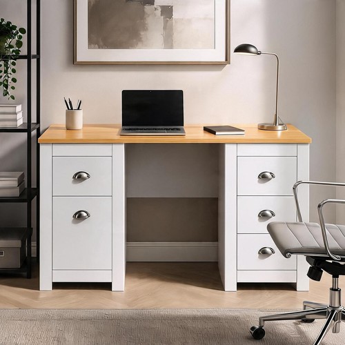 Computer desk study - computer,