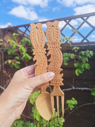 Vintage carved wooden - vintage,