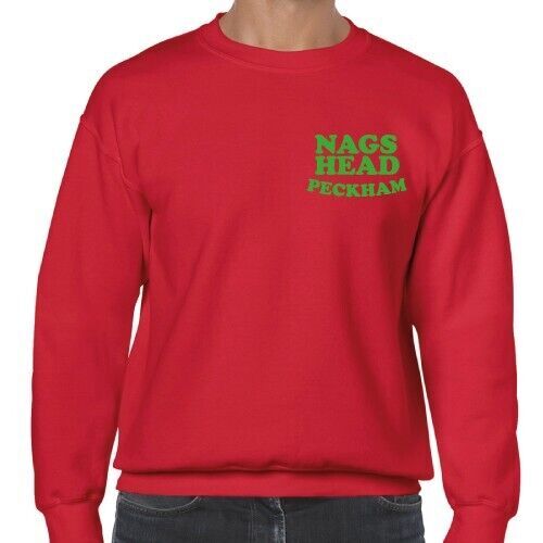 Red sweater nags - sweater, public