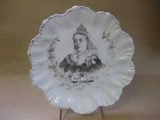 Queen Victoria 1837 - 1897 ~ Antique Austrian Porcelain Commemorative Plate