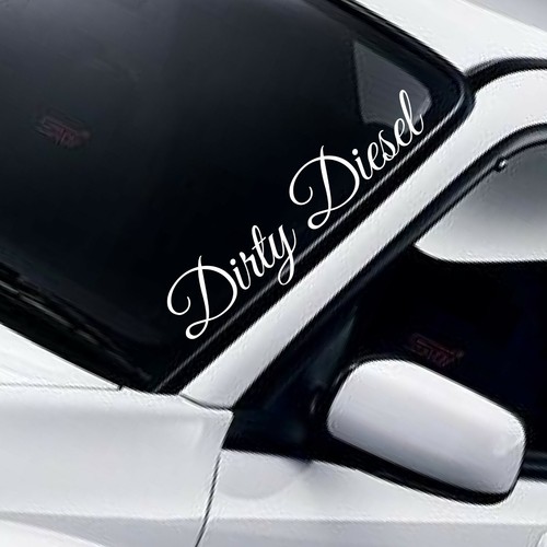 Dirty diesel windscreen - diesel,