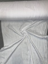 1 Meter  White Crinkle