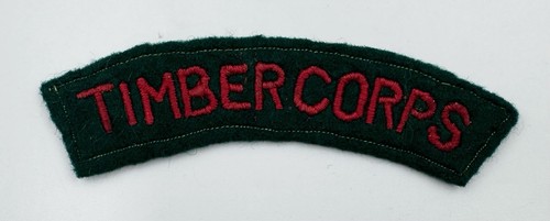 Genuine ww2 timber corps - ww2,