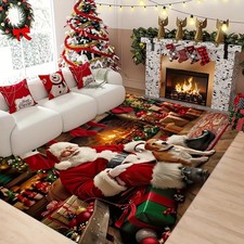 Santa Claus Christmas Rug
