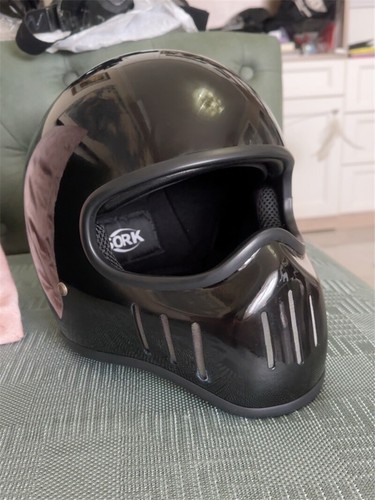 Full face race - face, rider