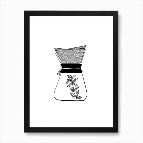 Chemex coffee line - line, art