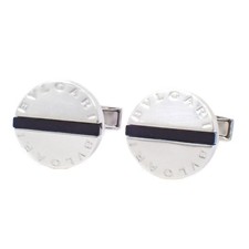 BVLGARI Round Cufflinks Silver