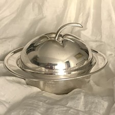 Edwardian Silver Plated Apple