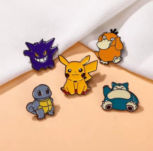 5pc pokemon pin badges - 5pc,