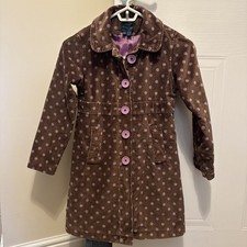 Mini Boden Girls Velvet Coat,Age 7-8,GC