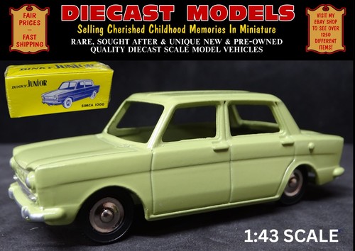 Rare yellow simca 1000 - 1000, 1:43