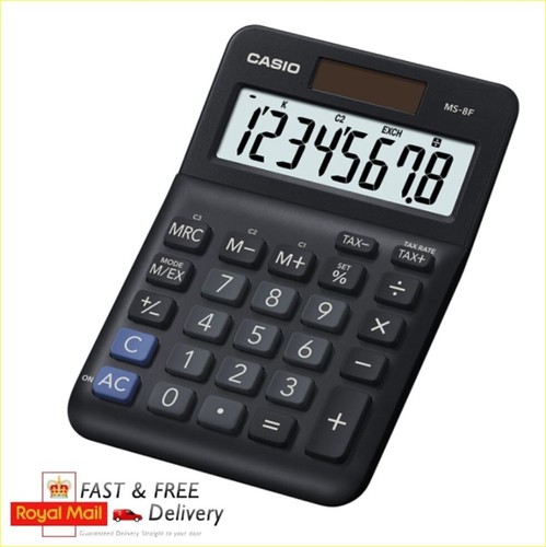 Casio desk calculator - casio, ms-8f-wa