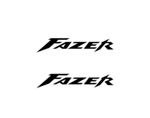 Yamaha fazer vinyl decal - 2,
