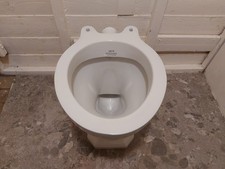 1938 Cut Corner Whieldon Potteries 'New Wizard' S Trap Toilet Pan