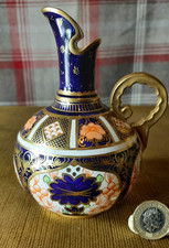 BEAUTIFUL ROYAL CROWN DERBY JUG IMARI PATTERN 1128 - VGC.