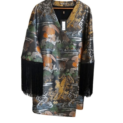 Biba tiger jacquard kimono - biba,