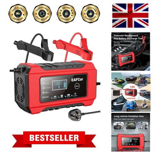 12v smart battery charger - battery, with