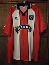 Size XL Sheffield United 1997-1999 home football shirt jersey