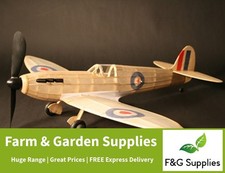 Spitfire Vintage Model Plane - Rubber Powered Balsa Wood Aircraft Crafting Kit