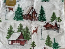 TK Maxx Snowy Log Cabin Hand