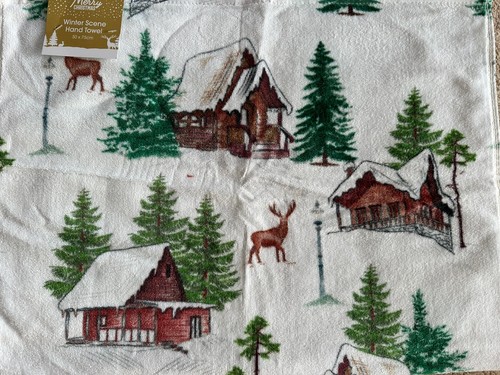 Maxx snowy log cabin hand - snowy,