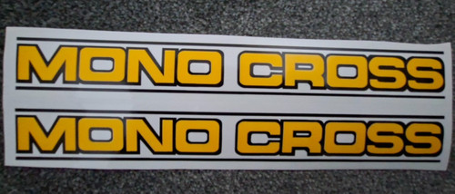 Yamaha mono cross stickers - cross,