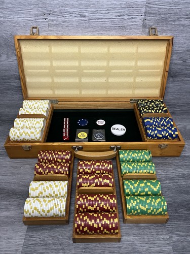 500 piece poker chip - chip, set