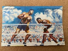 Jack Dempsey Knocks Out Jess Willard July 4 1919 Postcard 