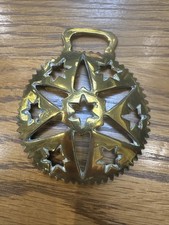 Domed Antique Vintage Horse Brass