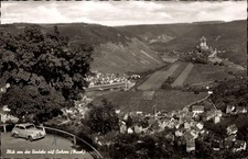 Postcard Cochem on the