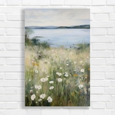 Peaceful Lake Landscape Canvas