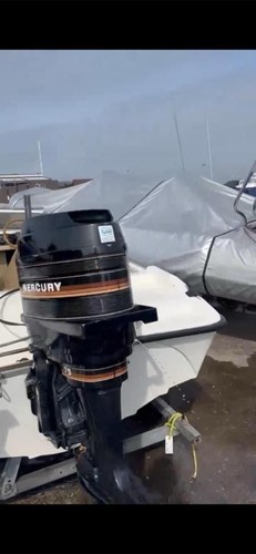 Mercury brown outboard - brown, motor
