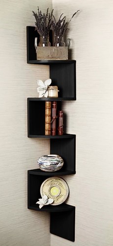 Modern floating wall - floating, shelves