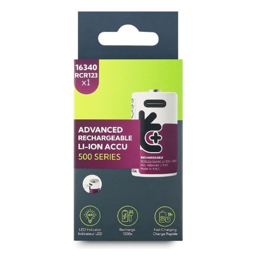 Uniross 16340 lithium usb - 16340, usb-c
