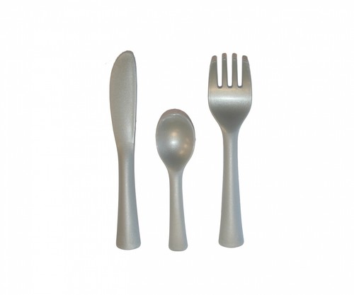 Smoby cutlery set grey - set,