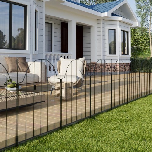 30ft metal garden fence - 10-,