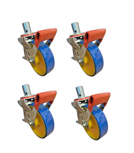 Scaffold caster wheels locking - caster,