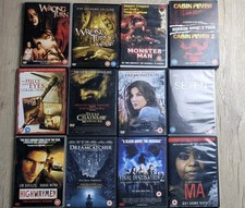 Horror Film DVD Bundle X12 (The wrong turn,  the hills have eyes , cabin fever 