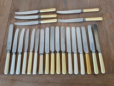 Job Lot 22 Faux Bone Handled