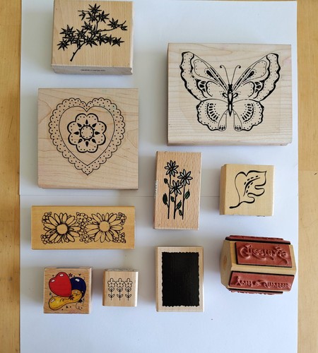 Wooden block craft - block, rubber