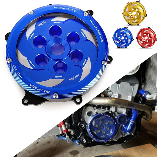 Clear clutch cover for suzuki - clear,