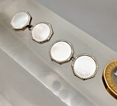 Vintage mother pearl shell - mother,