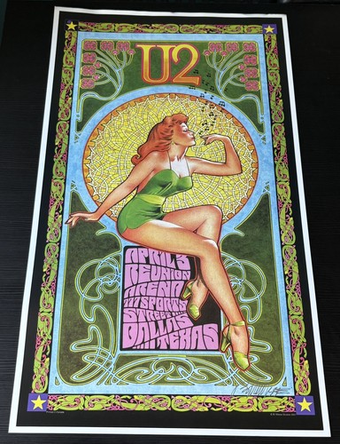 Poster rare reunion arena - u2,
